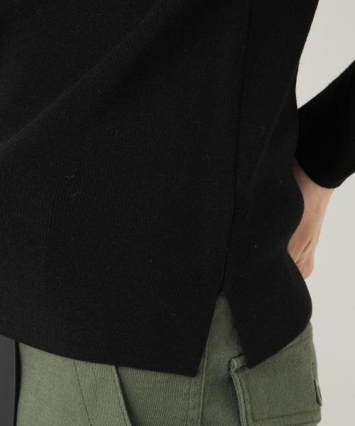 A part by（アパートバイ）の「【洗濯機で洗える/前後2WAY】12GVPハートネック２WAY/LS　782764（ニット/セーター・レディース・ブラック/パープル/グレー/グリーン/ホワイト系その他・LARGE/MEDIUM）」の9枚目の写真