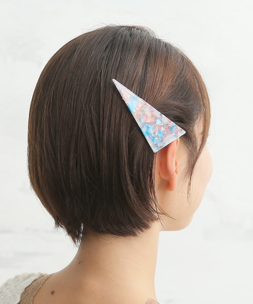 BASE（ベース）の「三角ヘアピン（ヘアピン・レディース・グレー/ライトグリーン/パープル/イエロー/グリーン/レッド/ネイビー/ピンク/ブラック/ブラウン系その他/ブルー/オレンジ系その他/パープル系その他/ピンク系その他/ブルー系その他/チョコ/ブラウン系その他2/グリーン系その他/その他・FREE）」の10枚目の写真