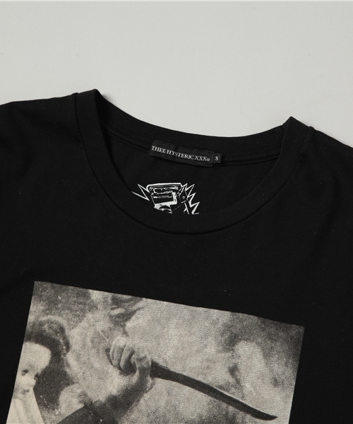 HYSTERIC GLAMOUR（ヒステリックグラマー）の「DAM/NIAGARA 1974 pt T-SH（Tシャツ/カットソー・メンズ・ホワイト/グリーン/ブラック・SMALL/MEDIUM/LARGE）」の4枚目の写真