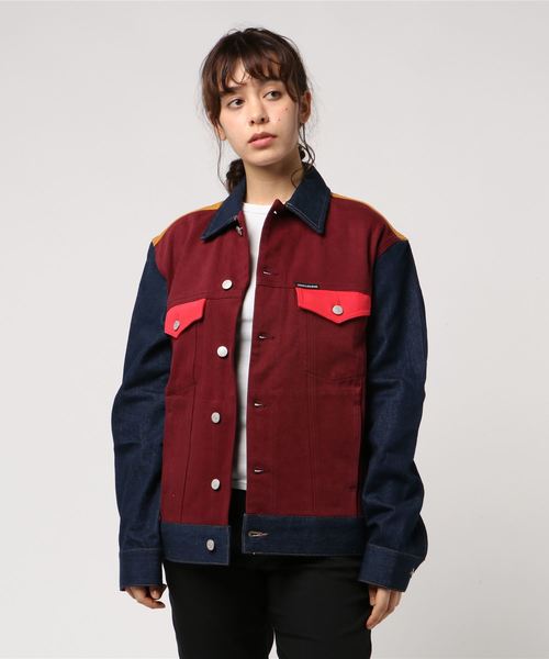Calvin Klein Jeans(カルヴァンクラインジーンズ)の「クラシック トラッカーデニムジャケット(デニムジャケット・レディース・ブルー・X-SMALL/MEDIUM/LARGE)」の6枚目の写真