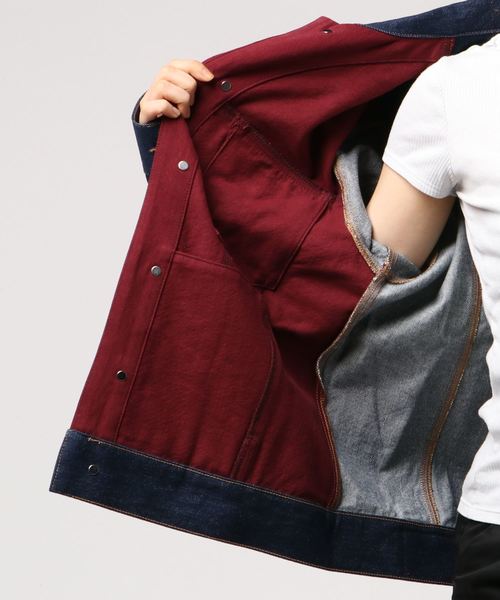Calvin Klein Jeans(カルヴァンクラインジーンズ)の「クラシック トラッカーデニムジャケット(デニムジャケット・レディース・ブルー・X-SMALL/MEDIUM/LARGE)」の4枚目の写真