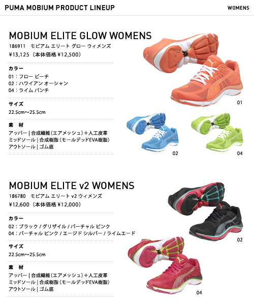 PUMA プーマ の モビアム エリート グロウ WOMEN スニーカー