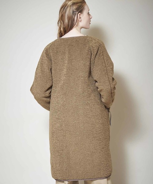 kha:ki(カーキ)の「「KHA:KI / カーキ」キルティング×ボアリバーシブルジャケット ロング(ダウンジャケット/コート・レディース・カーキ/モカ・1/2)」の17枚目の写真