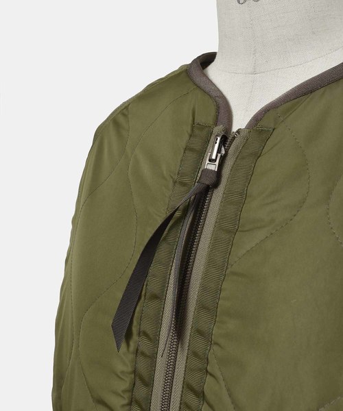 kha:ki(カーキ)の「「KHA:KI / カーキ」キルティング×ボアリバーシブルジャケット ロング(ダウンジャケット/コート・レディース・カーキ/モカ・1/2)」の22枚目の写真