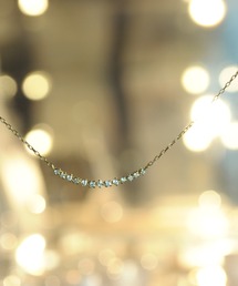 anq.（アンク）の「「anq.」K18・ダイヤモンドアーチネックレス