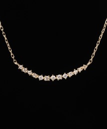 anq.（アンク）の「「anq.」K18・ダイヤモンドアーチネックレス