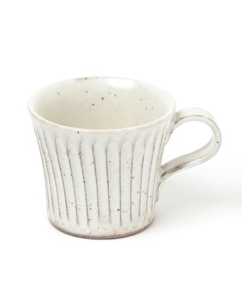 studio CLIP（スタディオクリップ）の「削ぎ目陶器マグ（グラス/マグカップ/タンブラー・レディース・アイボリー・FREE）」の12枚目の写真