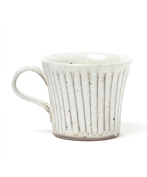 studio CLIP（スタディオクリップ）の「削ぎ目陶器マグ（グラス/マグカップ/タンブラー・レディース・アイボリー・FREE）」の11枚目の写真