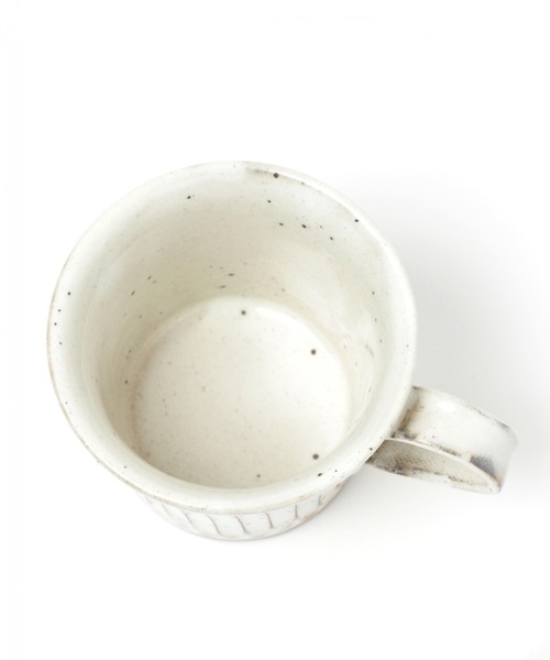 studio CLIP（スタディオクリップ）の「削ぎ目陶器マグ（グラス/マグカップ/タンブラー・レディース・アイボリー・FREE）」の10枚目の写真