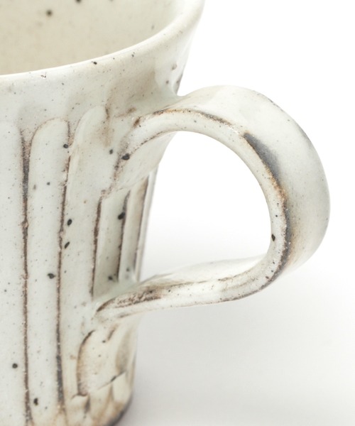 studio CLIP（スタディオクリップ）の「削ぎ目陶器マグ（グラス/マグカップ/タンブラー・レディース・アイボリー・FREE）」の6枚目の写真