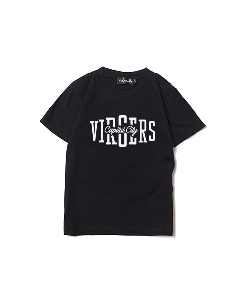 VIRGOwearworks(ヴァルゴウェアワークス)の「VIRGERS KIDS(Tシャツ/カットソー・キッズ・ブラック/カーキ/ホワイト/インディゴブルー・100/110/120/130/140/150)」の1枚目の写真