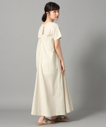 LOWRYS FARM | ウシロネジリＡラインワンピース　831681(ワンピース)