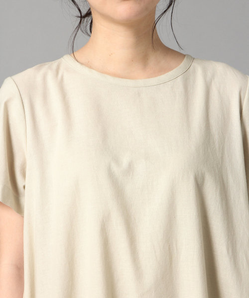 LOWRYS FARM（ローリーズファーム）の「ウシロネジリＡラインワンピース　831681（ワンピース・レディース・ブラック/パープル/ブラウン/グリーン/アイボリー/ブラウン系その他/ベージュ・FREE）」の12枚目の写真