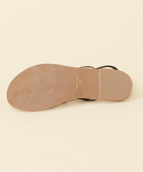 BEAUTY&YOUTH UNITED ARROWS(ビューティーアンドユースユナイテッドアローズ)の「BY∴ クリアクロスバックストラップサンダル о(サンダル・レディース・ホワイト/ブラック・35h/36h/37h/36/37)」の14枚目の写真