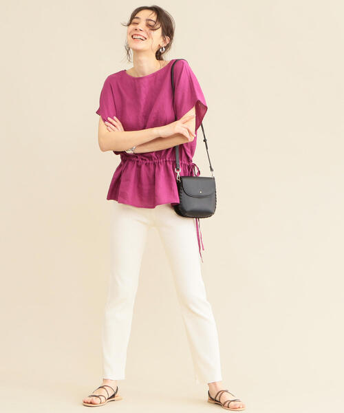 BEAUTY&YOUTH UNITED ARROWS(ビューティーアンドユースユナイテッドアローズ)の「BY∴ クリアクロスバックストラップサンダル о(サンダル・レディース・ホワイト/ブラック・35h/36h/37h/36/37)」の7枚目の写真