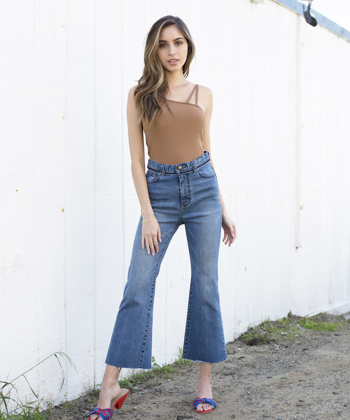 アリシアスタン レースアップボトムス S 新品未使用 ALEXIA STAM（アリシアスタン）の「Asymmetry Shoulder Bodysuit