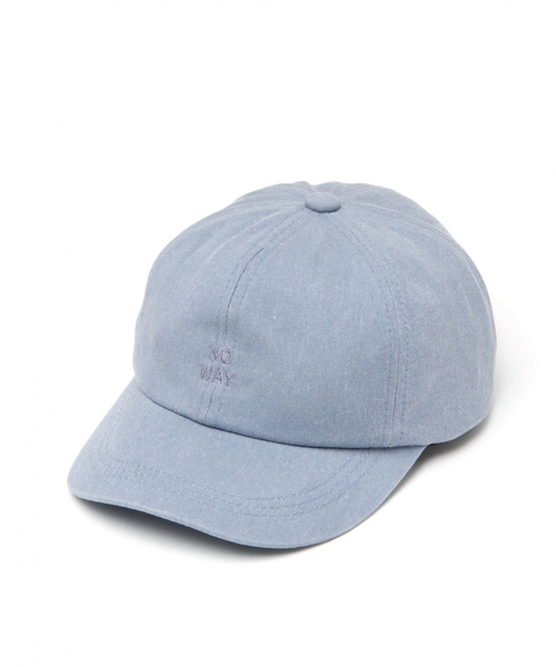 GLOBAL WORK（グローバルワーク）の「シシュウCAP【抗菌防臭】/836595（キャップ・レディース・チャコールグレー/ベージュ/ブルー・FREE）」の3枚目の写真