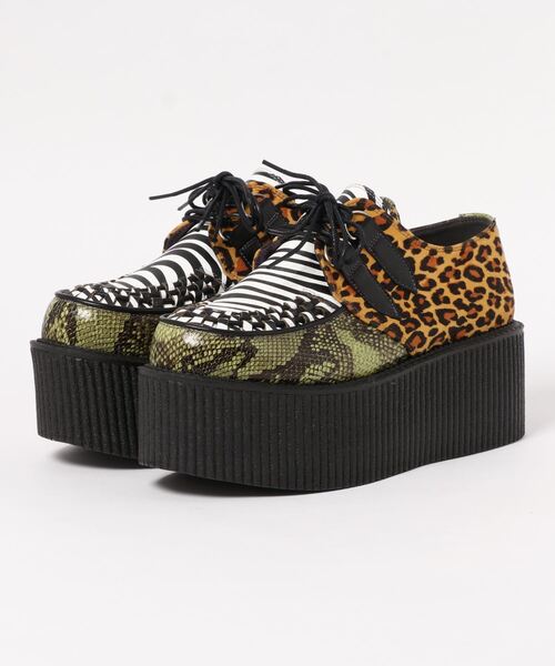 YOSUKE（ヨースケ）の「「YOSUKE/ヨースケ」メンズ厚底レースアップラバソスニーカー（スニーカー・メンズ・ホワイト/ブラック/ブルー系その他/ブラックミックス/マルチ/ベージュ系その他/グリーン/ブラック×ホワイト・26/27）」の8枚目の写真