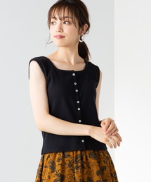 WEGO | WEGO/フロントボタンリブタンクトップ(タンクトップ)