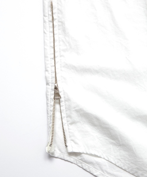 MONKEY TIME（モンキータイム）の「MT∴ ブロード サイドジップ ユーティリティーシャツ◆（シャツ/ブラウス・メンズ・オフホワイト/オリーブ・LARGE/SMALL/X-LARGE/MEDIUM）」の8枚目の写真