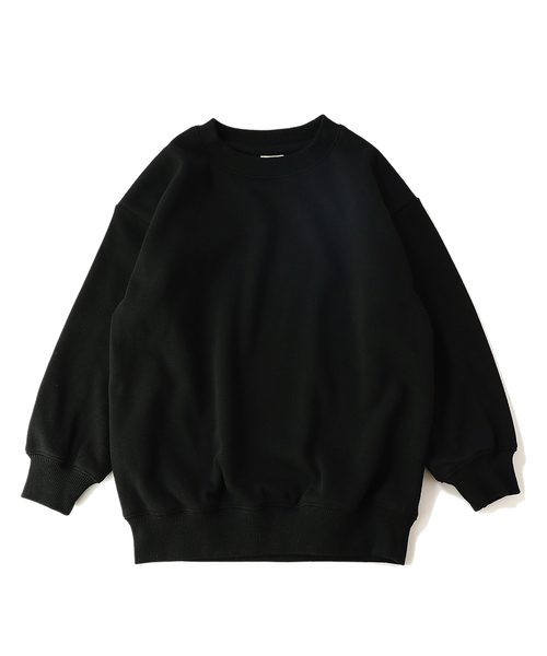 devirock（デビロック）の「裏シャギービッグシルエットトレーナー（スウェット・キッズ・ブラック/ダークグリーン/モカ/ラベンダー/杢グレー/ブルー系その他/パープル系その他/ダークベージュ・110cm/100cm/120cm/130cm/140cm/150cm/160cm）」の22枚目の写真