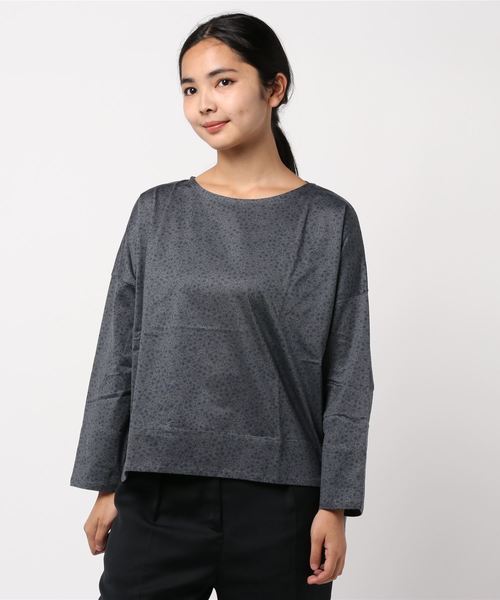 PUAL CE CIN(ピュアルセシン)の「小花プリントプルオーバー(Tシャツ/カットソー・レディース・モカ/グレー/ネイビー/ブラウン・FREE)」の7枚目の写真