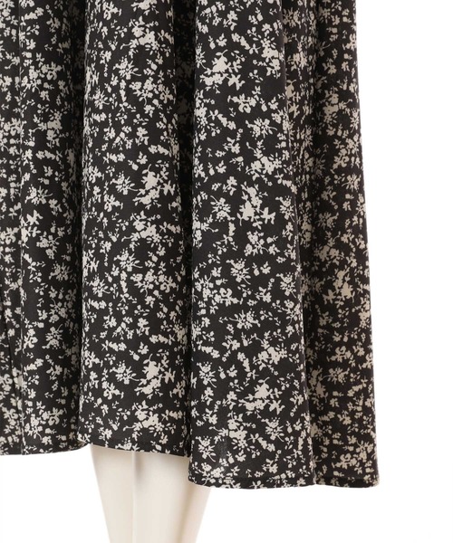 fifth（フィフス）の「レトロフラワーワンピース（ワンピース・レディース・ブラック/アイボリー・MEDIUM）」の11枚目の写真