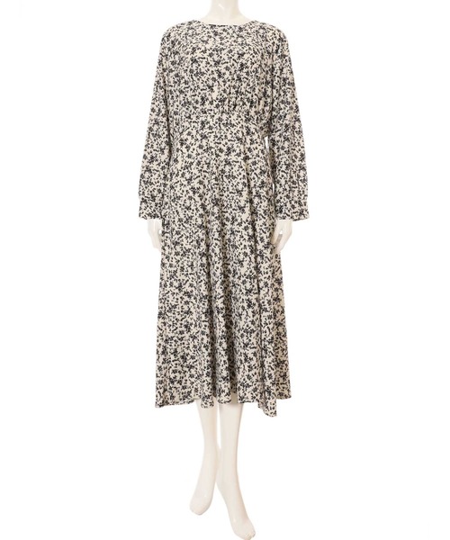 fifth（フィフス）の「レトロフラワーワンピース（ワンピース・レディース・ブラック/アイボリー・MEDIUM）」の13枚目の写真