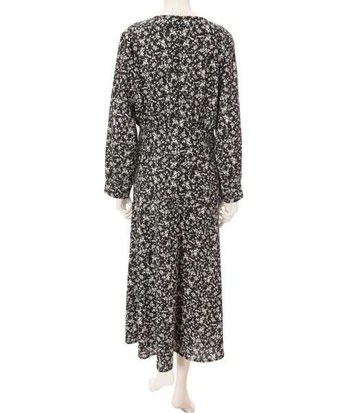 fifth（フィフス）の「レトロフラワーワンピース（ワンピース・レディース・ブラック/アイボリー・MEDIUM）」の8枚目の写真