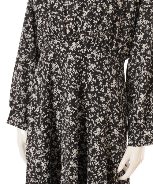 fifth（フィフス）の「レトロフラワーワンピース（ワンピース・レディース・ブラック/アイボリー・MEDIUM）」の10枚目の写真