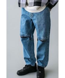 MONKEY TIME | ＜monkey time＞ DENIM KNEE ZIP PANTS/デニムパンツ(デニムパンツ)