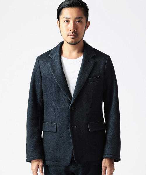 BEAMS(ビームス)の「◎BEAMS / フリース 転写プリント ジャケット(テーラードジャケット・メンズ・ネイビー/グレー・LARGE/SMALL/MEDIUM/X-LARGE)」の3枚目の写真