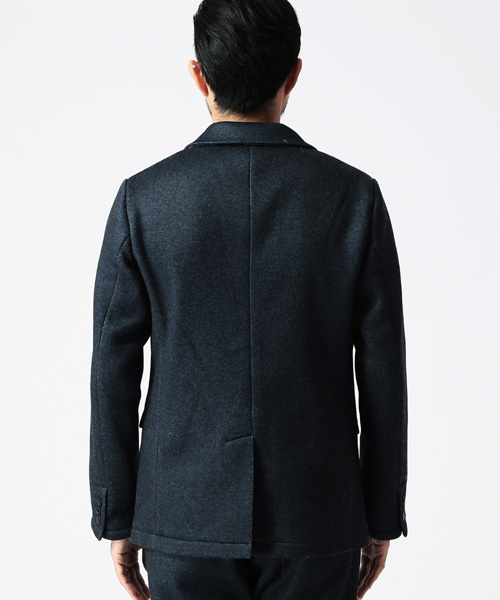 BEAMS(ビームス)の「◎BEAMS / フリース 転写プリント ジャケット(テーラードジャケット・メンズ・ネイビー/グレー・LARGE/SMALL/MEDIUM/X-LARGE)」の5枚目の写真