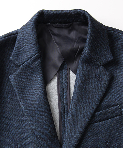 BEAMS(ビームス)の「◎BEAMS / フリース 転写プリント ジャケット(テーラードジャケット・メンズ・ネイビー/グレー・LARGE/SMALL/MEDIUM/X-LARGE)」の7枚目の写真