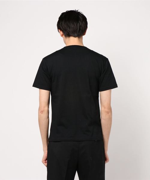 STYLEBLOCK（スタイルブロック）の「ロゴ柄エンボスプリント半袖Tシャツ（Tシャツ/カットソー・メンズ・ホワイト/ブラック・M/L/LL）」の4枚目の写真