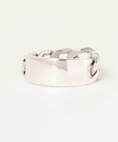 YArKA（ヤーカ）の「【YArKA/ヤーカ】silver925 flat face&chain ring[ffac]/フラット＋チェーンリング シルバー925（リング・メンズ・シルバー/その他11・#13/#17/#19/#15/#11/#21/#9/#23/#7）」の3枚目の写真