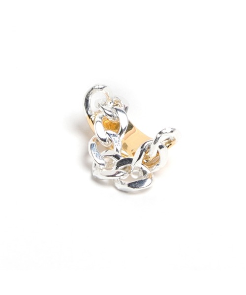 YArKA（ヤーカ）の「【YArKA/ヤーカ】silver925 flat face&chain ring[ffac]/フラット＋チェーンリング シルバー925（リング・メンズ・シルバー/その他11・#13/#17/#19/#15/#11/#21/#9/#23/#7）」の6枚目の写真