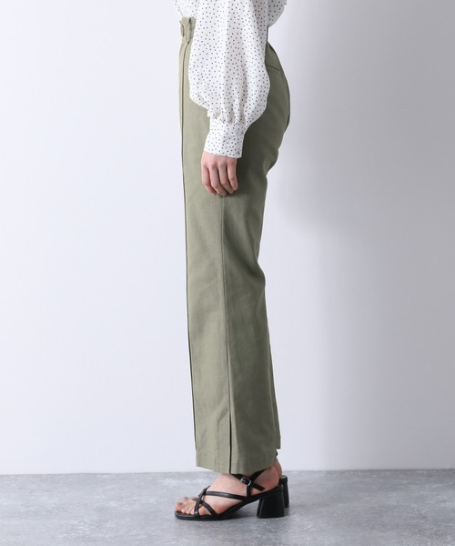 Heather（ヘザー）の「アサコンスリットスラックス　875922（スラックス・レディース・ベージュ/カーキ/アイボリー・SMALL/MEDIUM）」の11枚目の写真