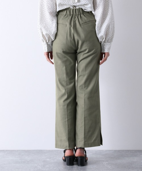 Heather（ヘザー）の「アサコンスリットスラックス　875922（スラックス・レディース・ベージュ/カーキ/アイボリー・SMALL/MEDIUM）」の12枚目の写真