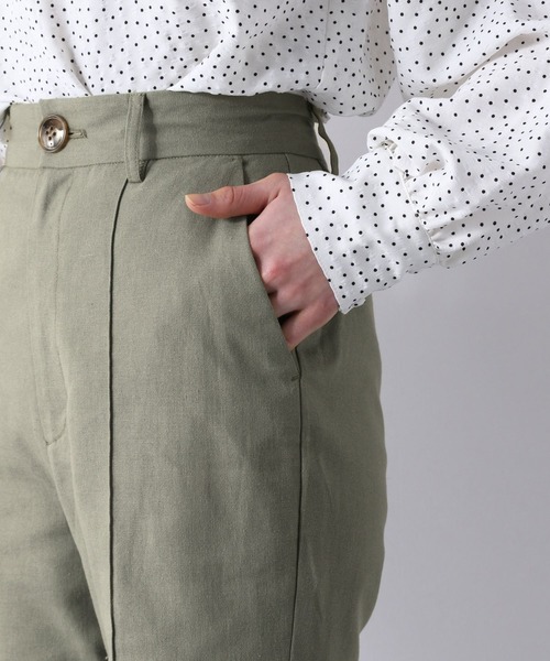 Heather（ヘザー）の「アサコンスリットスラックス　875922（スラックス・レディース・ベージュ/カーキ/アイボリー・SMALL/MEDIUM）」の14枚目の写真