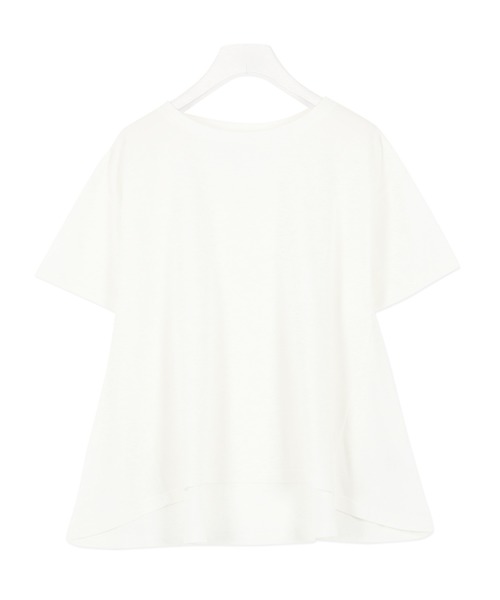 KOBE LETTUCE（コウベレタス）の「撥水加工汗染み防止AラインTシャツ　[アセリア]（Tシャツ/カットソー・レディース・チャコールグレー/ベージュ/オフホワイト/ホワイト×ブラック/ブルー系その他・FREE）」の3枚目の写真