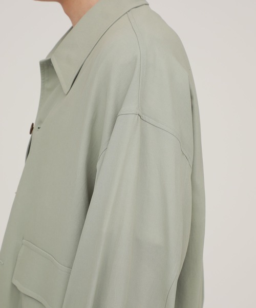 markaware（マーカウェア）の「【MARKAWARE】フライトジャケット / A20A-07BL01C（ブルゾン・メンズ・ダークグリーン/グレイッシュベージュ・1/2）」の8枚目の写真