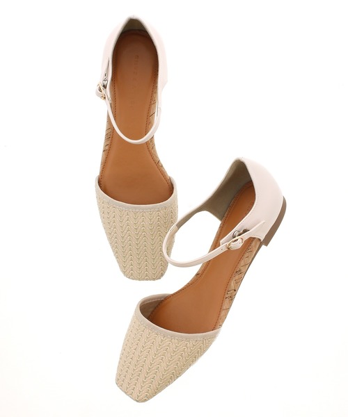 JELLY BEANS（ジェリービーンズ）の「メッシュセパレートフラット(115-18482)JELLY BEANS(ジェリービーンズ)（パンプス・レディース・ブラック/アイボリー/キャメル・23/24/22.5/24.5/23.5）」の14枚目の写真