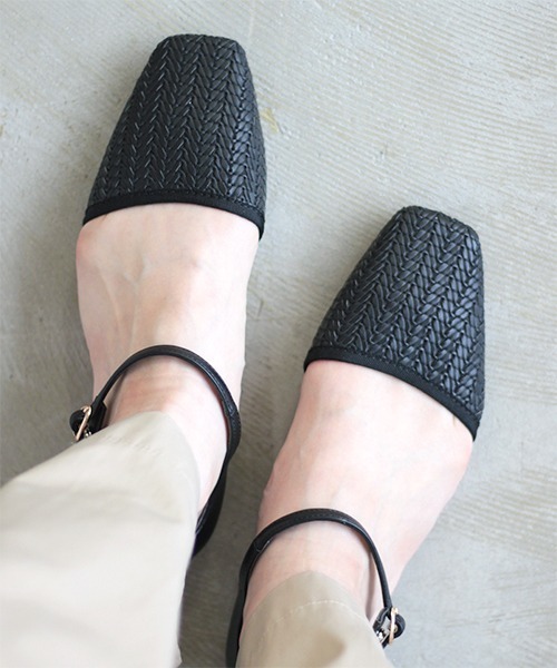 JELLY BEANS（ジェリービーンズ）の「メッシュセパレートフラット(115-18482)JELLY BEANS(ジェリービーンズ)（パンプス・レディース・ブラック/アイボリー/キャメル・23/24/22.5/24.5/23.5）」の21枚目の写真