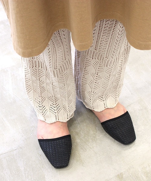 JELLY BEANS（ジェリービーンズ）の「メッシュセパレートフラット(115-18482)JELLY BEANS(ジェリービーンズ)（パンプス・レディース・ブラック/アイボリー/キャメル・23/24/22.5/24.5/23.5）」の9枚目の写真