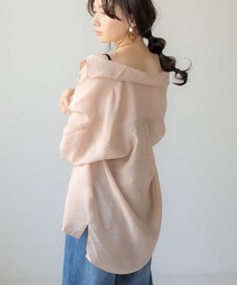 Bab | 【WEB限定】オープンカラーシアーシャツ(シャツ/ブラウス)