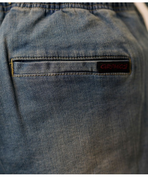 Gramicci（グラミチ）の「GRAMICCIデニムST-PANTS（デニムパンツ・メンズ・ブルー系その他4/ブラック・M/L）」の6枚目の写真
