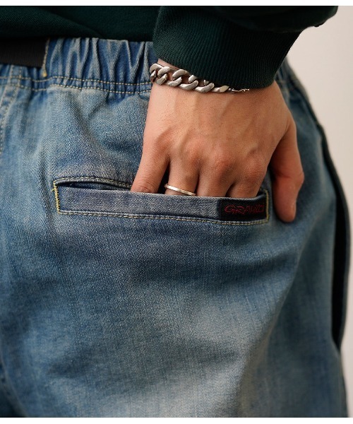 Gramicci（グラミチ）の「GRAMICCIデニムST-PANTS（デニムパンツ・メンズ・ブルー系その他4/ブラック・M/L）」の7枚目の写真