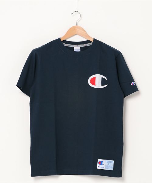 Champion(チャンピオン)の「CHAMPION/チャンピオン Tシャツ C3-R304(Tシャツ/カットソー・メンズ・ホワイト/ネイビー/ブラック/オレンジ/グレー/カーキ・M/L/XL/S)」の6枚目の写真