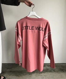 ST:Goodwear(Since1983) 2LINE バッグプリントTEE FOOTBALL L/S TEE